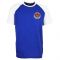 Yugoslavia Raglan Sleeve Royal/White T-Shirt