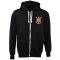 Corinthians Paulista Zipped Hoodie - Black