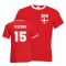 Viktor Fischer Denmark Ringer Tee (red)