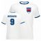 Aleksander Mitrovic Serbia Ringer Tee (white-blue)