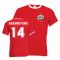 Pierre Emerick Aubameyang Arsenal Ringer Tee (red)