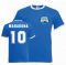 Diego Maradona Napoli Ringer Tee (blue)