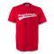 Dennis Bergkamp Arsenal Signature Tee (red) - Kids