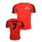Eric Cantona Man Utd Sports Training Jersey (red) - Kids