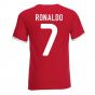 Cristiano Ronaldo Portugal Ringer Tee (red)