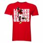 Romelu Lukaku Man Utd Player T-Shirt (Red) - Kids