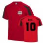 Mesut Ozil Arsenal Sports Training Jersey (Red-Black)
