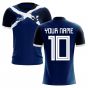 2020-2021 Scotland Flag Concept Football Shirt (Your Name) - Kids