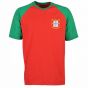 Portugal Raglan Sleeve Red/Green T-Shirt