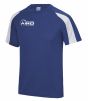 Airo Sportswear Contrast Training Tee (Royal Blue-White)