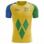 St Vincent and Grenadines 2018-2019 Home Concept Shirt - Adult Long Sleeve