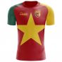 2025-2026 Cameroon Flag Concept Football Shirt - Kids (Long Sleeve)