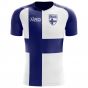 2025-2026 Finland Flag Concept Football Shirt - Adult Long Sleeve