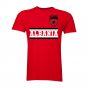 Albania Core Football Country T-Shirt (Red)