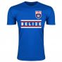 Belize Core Football Country T-Shirt (Blue)