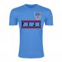 Fiji Core Football Country T-Shirt (Sky)
