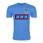 Fiji Core Football Country T-Shirt (Sky)