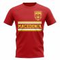 Macedonia Core Football Country T-Shirt (Red)
