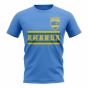 Rwanda Core Football Country T-Shirt (Sky)