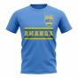 Rwanda Core Football Country T-Shirt (Sky)