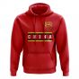 China Core Football Country Hoody (Red)