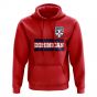 Dominican Republic Core Football Country Hoody (Red)