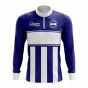 El Salvador Concept Football Half Zip Midlayer Top (Navy-White)