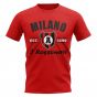 Ac Milan Established Football T-Shirt (Red)