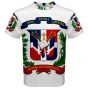 Dominican Republic Coat of Arms Sublimated Sports Jersey