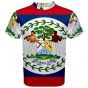 Belize Coat of Arms Sublimated Sports Jersey (Kids)