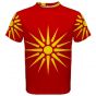 Old Republic of Macedonia Flag Sublimated Sports Jersey