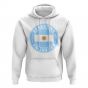 Argentina Football Badge Hoodie (White)