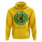 Brazil Football Badge Hoodie (Yellow)