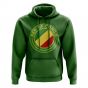 Congo Republic Football Badge Hoodie (Green)