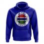 Gambia Football Badge Hoodie (Royal)