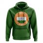 India Football Badge Hoodie (Green)