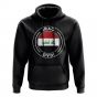 Iraq Football Badge Hoodie (Black)