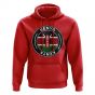 Kenya Football Badge Hoodie (Red)