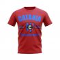 Catania Established Football T-Shirt (Red)
