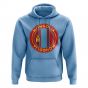 Mongolia Football Badge Hoodie (Sky)