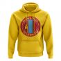 Mongolia Football Badge Hoodie (Yellow)