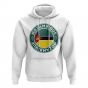 Mozambique Football Badge Hoodie (White)