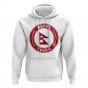 Nepal Football Badge Hoodie (White)