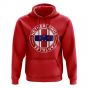 Netherlands Antilles Football Badge Hoodie (Red)