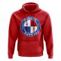 Panama Football Badge Hoodie (Red)