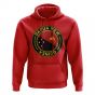 Papa New Guinea Football Badge Hoodie (Red)