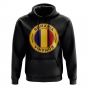 Romania Football Badge Hoodie (Black)