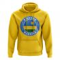 Rwanda Football Badge Hoodie (Yellow)