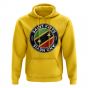 Saint Kitts and Nevis Football Badge Hoodie (Yellow)