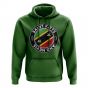 Saint Kitts and Nevis Football Badge Hoodie (Green)